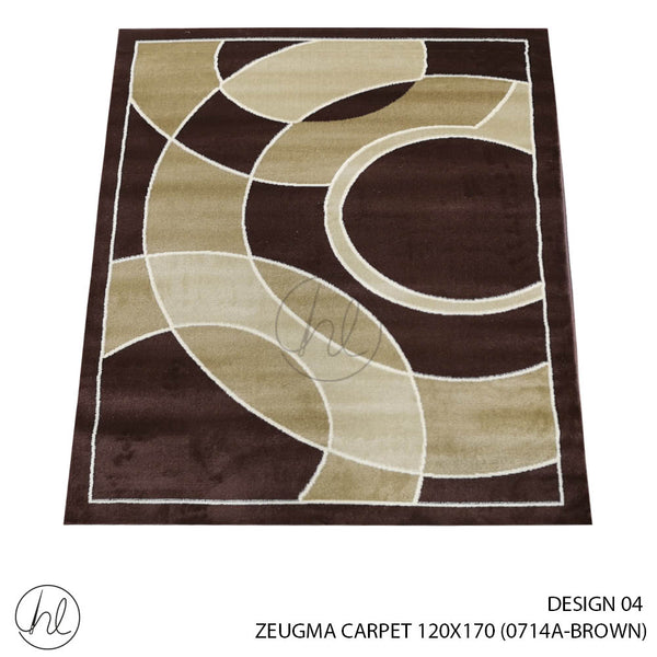 ZEUGMA CARPET (120X170) (DESIGN 04) (BROWN)