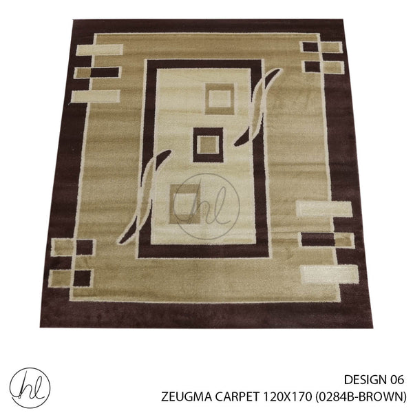 ZEUGMA CARPET (120X170) (DESIGN 06) (BROWN)