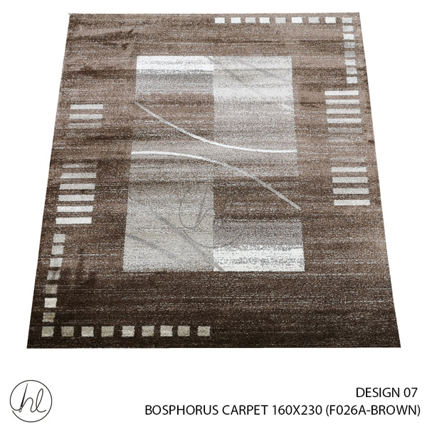 BOSPHORUS CARPET (160X230) (DESIGN 07) (BROWN)