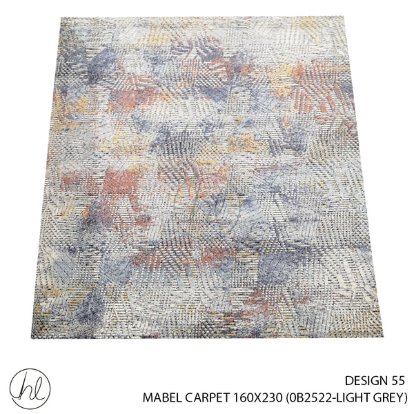MABEL CARPET (160X230) (DESIGN 55) (LIGHT GREY)