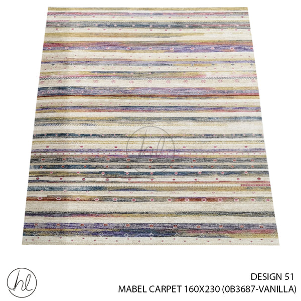 MABEL CARPET (160X230) (DESIGN 51) (VANILLA)