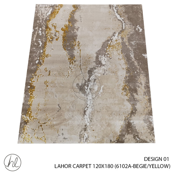LAHOR CARPET (120X180) (DESIGN 01) BEIGE