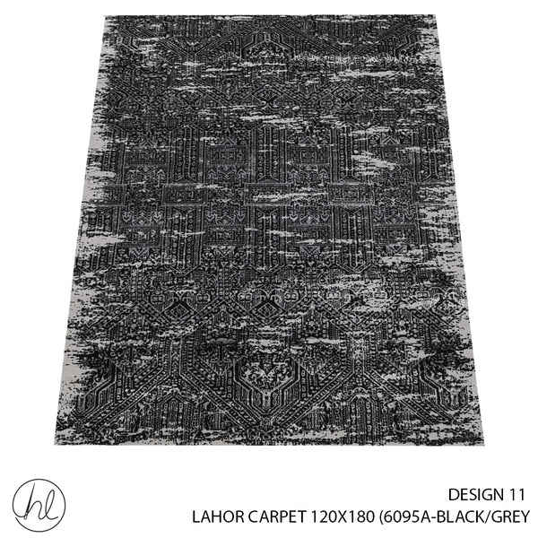 LAHOR CARPET (120X180) (DESIGN 11) BLACK