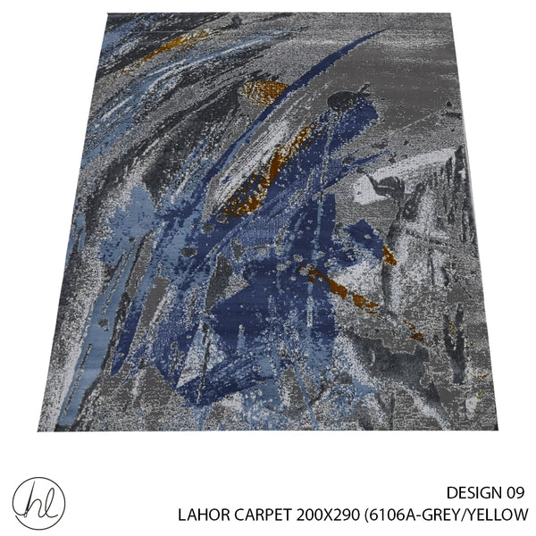 LAHOR CARPET (200X290) (DESIGN 09) GREY