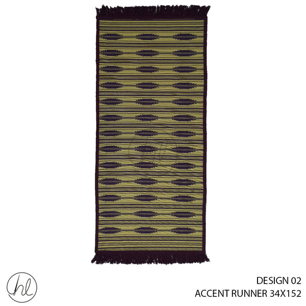 ACCENT RUNNER (34X152) (DESIGN 02) (MAROON)