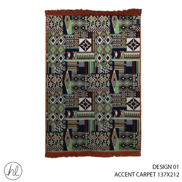 ACCENT CARPET (137X212) (DESIGN 01) (MULTI)