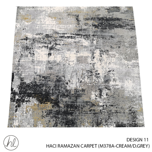 HACI RAMAZAN CARPET (60% ACRYLIC & 40% VISCOSE) (160X230) (DESIGN 11) (CREAM/D.GREY)