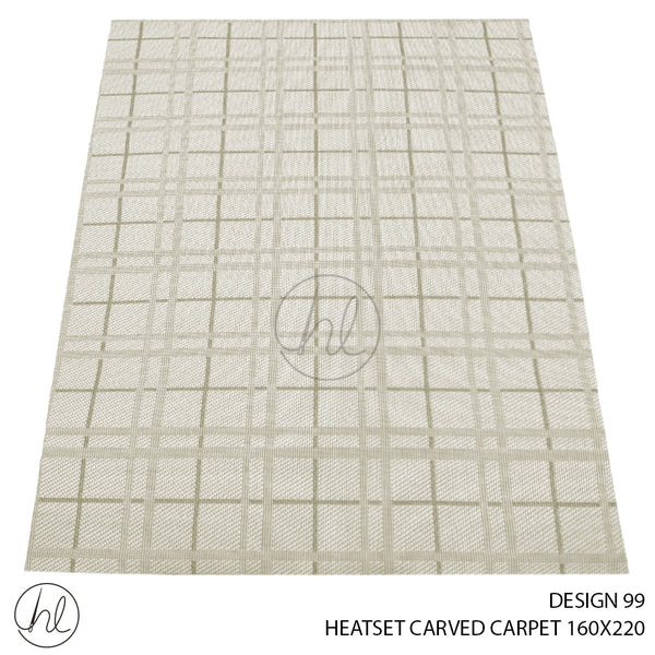 HEATSET CARVED CARPET (160X220) (DESIGN 99)