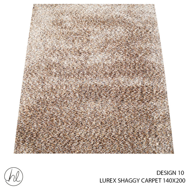 LUREX SHAGGY CARPET (140X200) (DESIGN 10) BEIGE