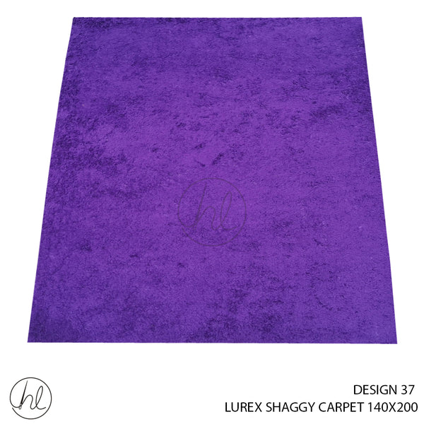 LUREX SHAGGY CARPET (140X200) (DESIGN 37) INDIGO