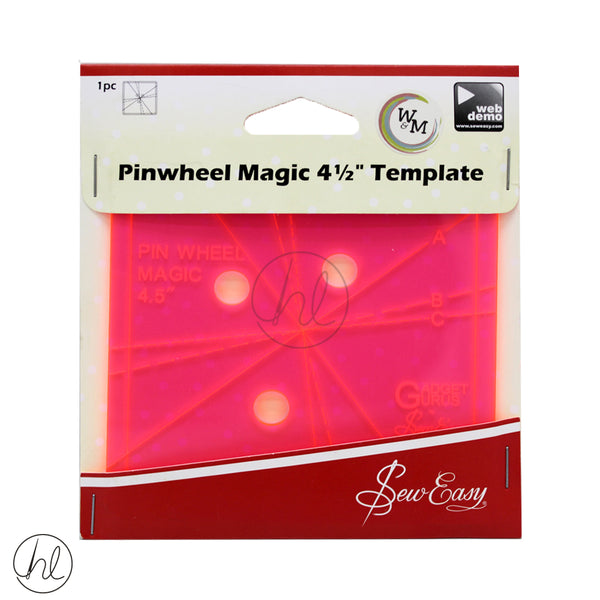 PIN WHEEL MAGIC TEMPLATE (4.5")