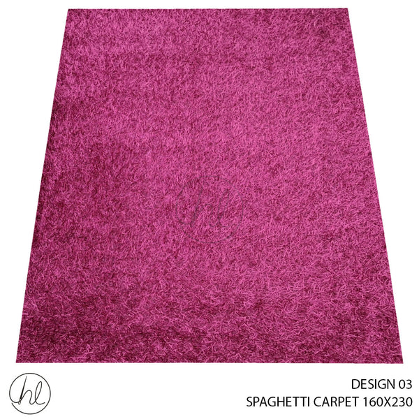 SPAGHETTI SHAGGY CARPET (160X230) (DESIGN 03)