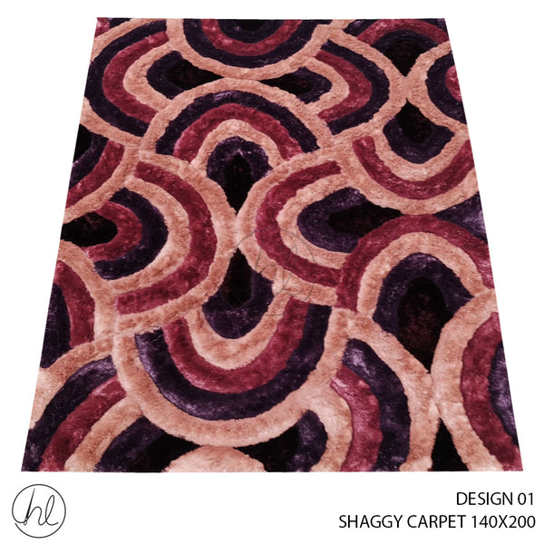 SHAGGY CARPET (140X200) (DESIGN 01)