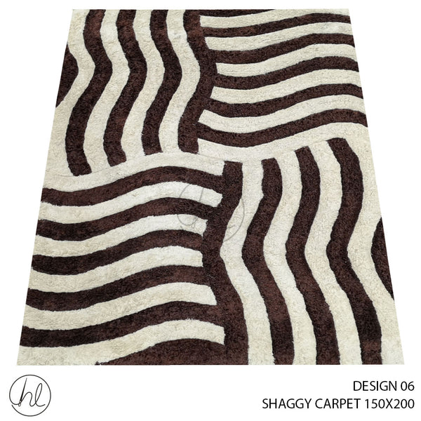 SHAGGY CARPET (150X200) (DESIGN 06)