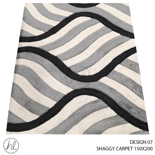 SHAGGY CARPET (150X200) (DESIGN 07)
