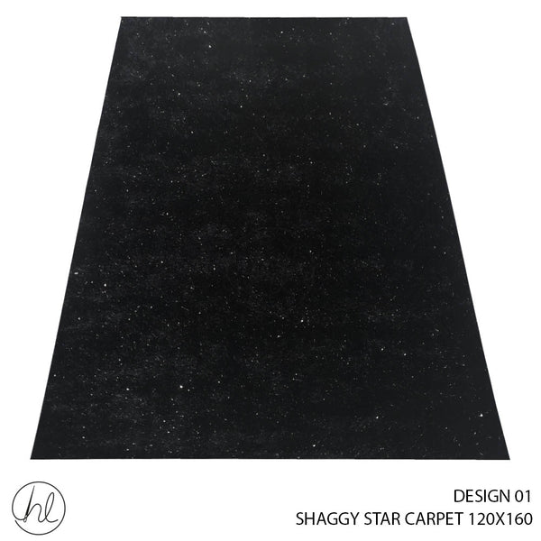 SHAGGY STAR CARPET (120X160) (DESIGN 01)