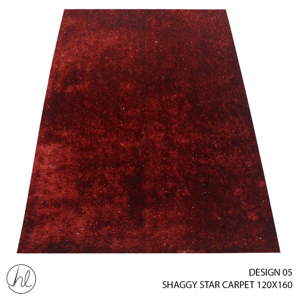 SHAGGY STAR CARPET (120X160) (DESIGN 05)