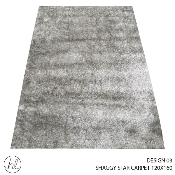 SHAGGY STAR CARPET (120X160) (DESIGN 03)