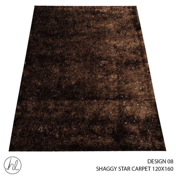 SHAGGY STAR CARPET (120X160) (DESIGN 08)