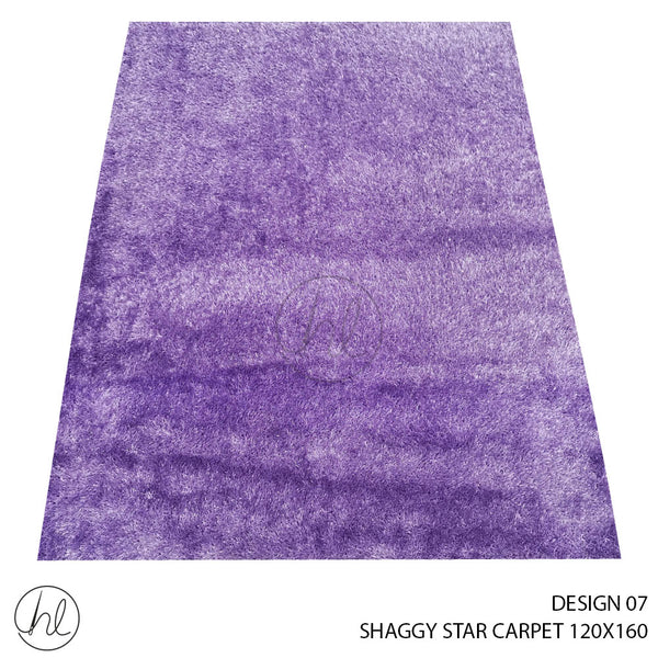 SHAGGY STAR CARPET (120X160) (DESIGN 07)