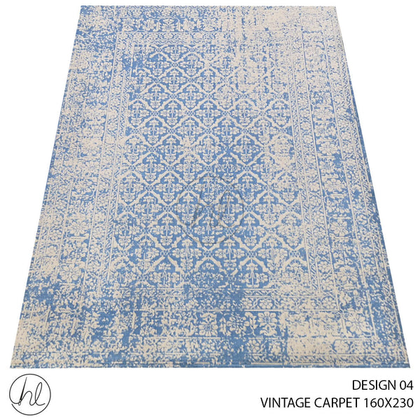 VINTAGE CARPET 160X230 (DESIGN 04) BLUE