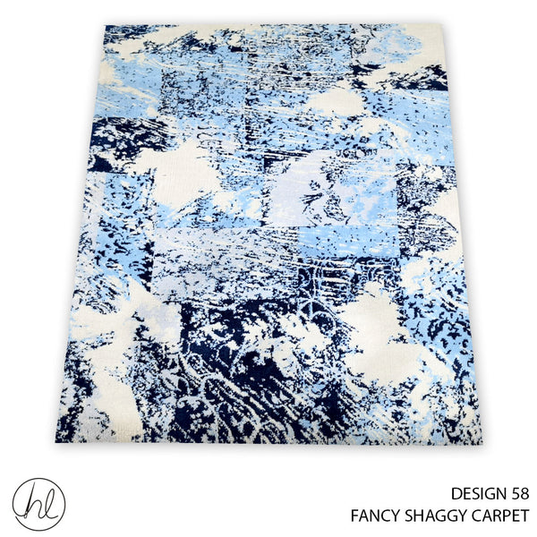 FANCY SHAGGY CARPET (160X230) (DESIGN 58)