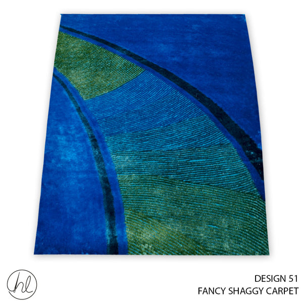 FANCY SHAGGY CARPET (160X230) (DESIGN 51)