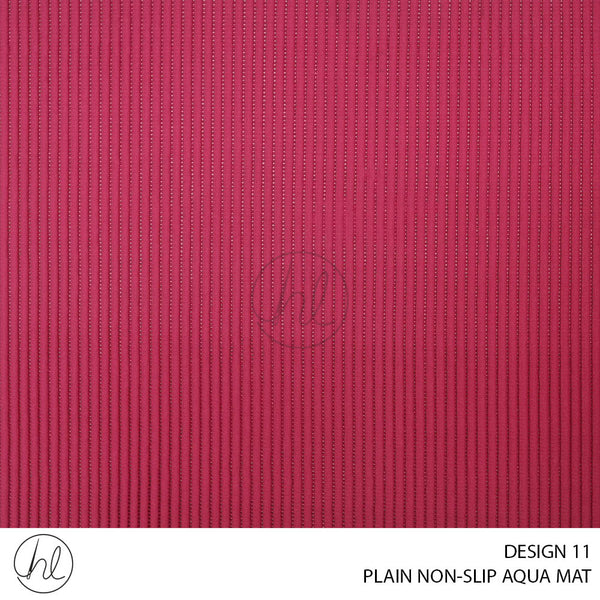 PLAIN NON-SLIP AQUA MAT (DESIGN 11) (65CM) (PER M) PINK