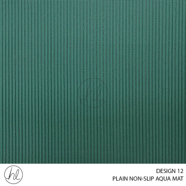 PLAIN NON-SLIP AQUA MAT (DESIGN 12) (65CM) (PER M) JADE