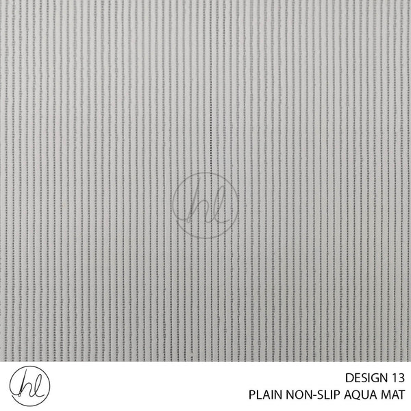 PLAIN NON-SLIP AQUA MAT (DESIGN 13) (65CM) (PER M) WHITE