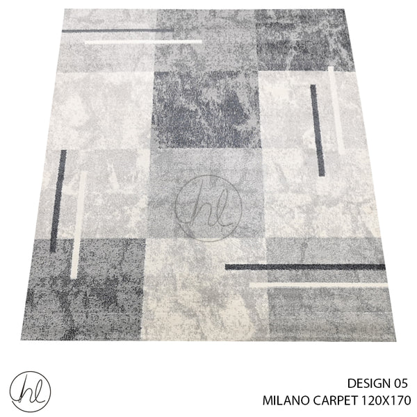 MILANO CARPET (120X170) (DESIGN 05) GREY