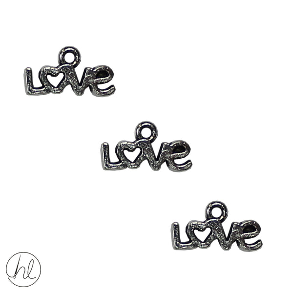 CHARMS (10 P/PACK) - LOVE