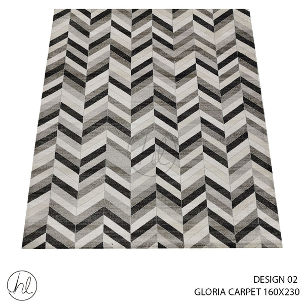 GLORIA CARPET (160X230) (DESIGN 02) BROWN