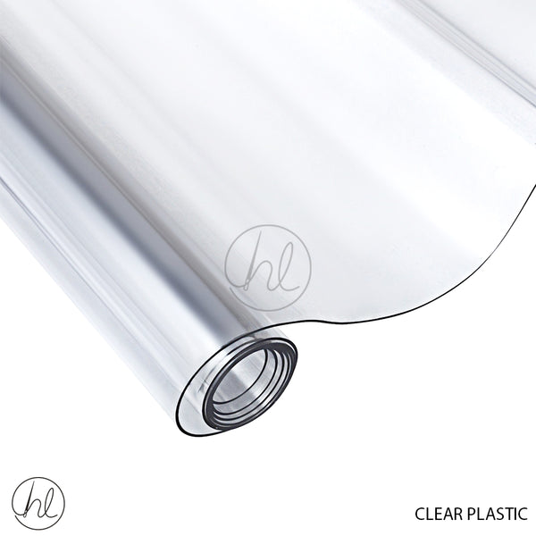 CLEAR PLASTIC (250MCR) (137CM) (PER M) CLEAR