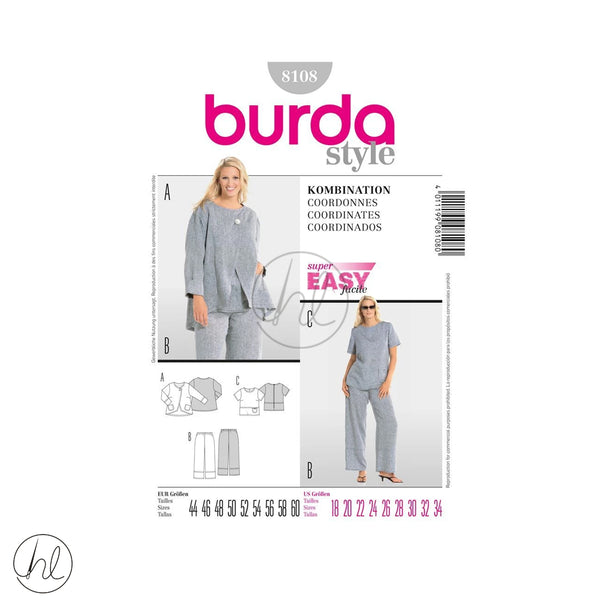 BURDA PATTERN 8108