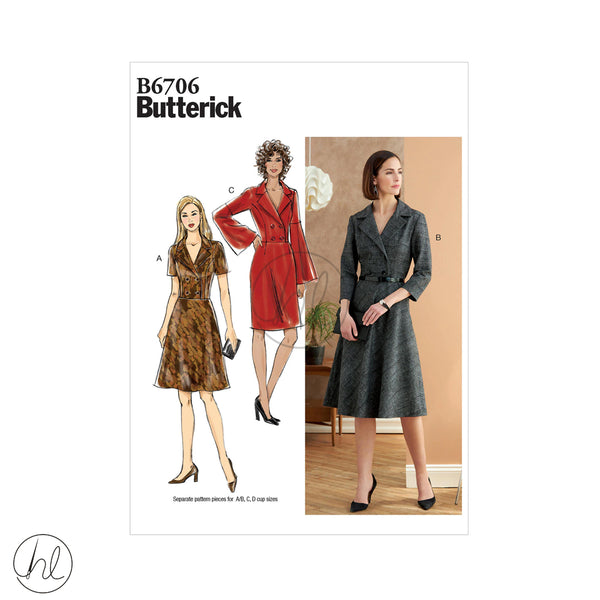 BUTTERICK PATTERN (B6706)