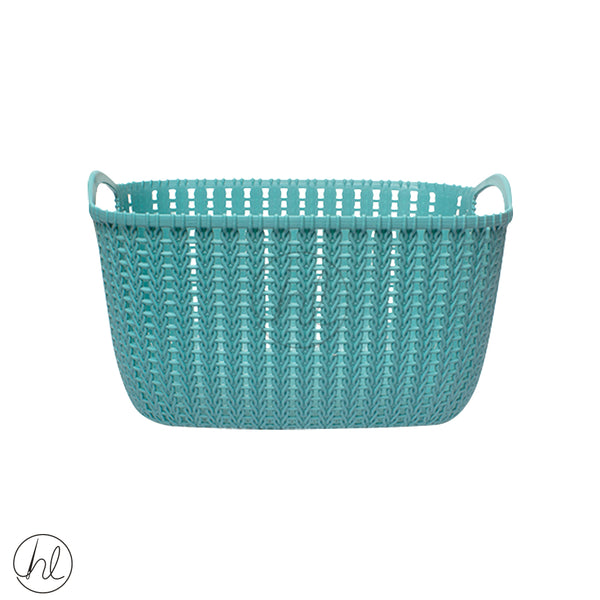 BASKET WITH HANDLE (ABY-4030) (OCEAN)