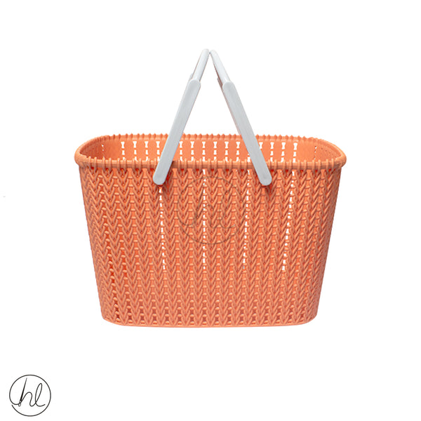 BASKET WITH HANDLE (ABY-4035) (ORANGE)