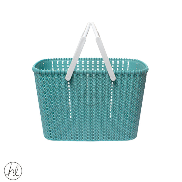 BASKET WITH HANDLE (ABY-4035) (OCEAN)