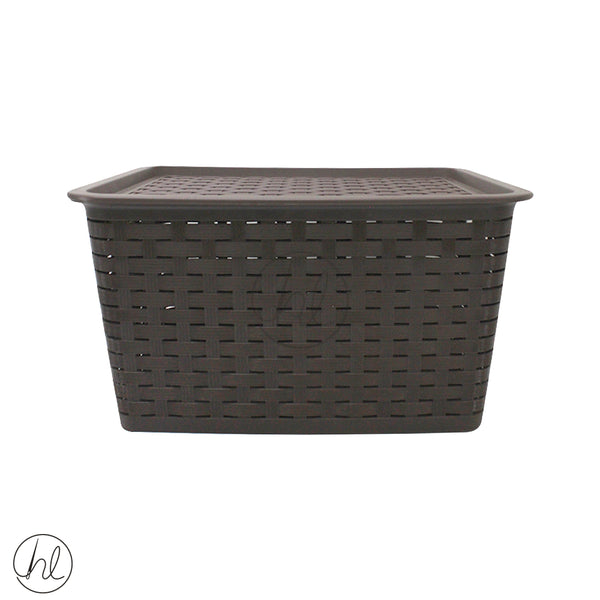 XL BASKET WITH LID (ABY-1367)