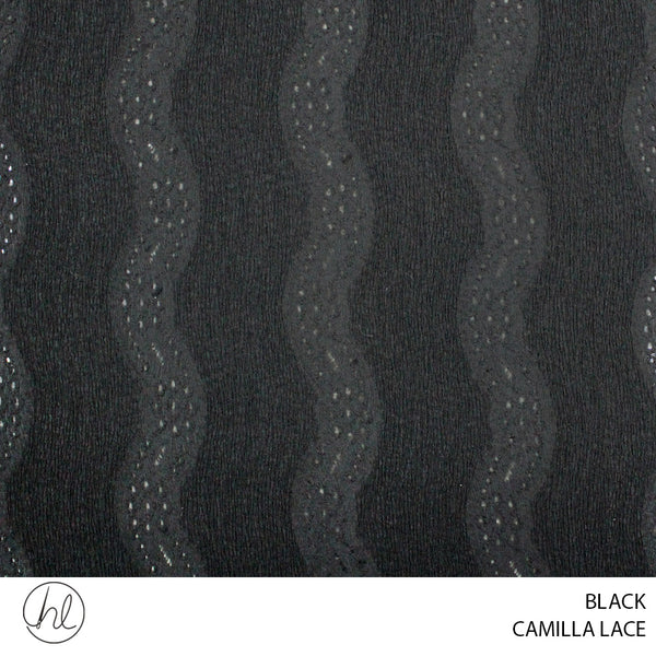 CAMILLA LACE (BLACK) (150CM WIDE) (PER M)51