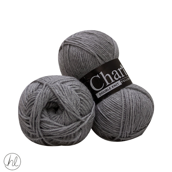 CHARITY PULLSKEIN DOUBLE KNIT 100G GREY 011