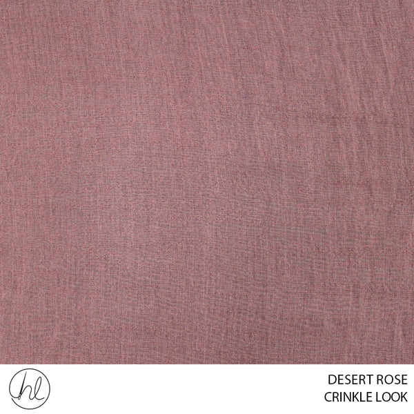 CRINKLE LOOK (DESERT ROSE) (150CM) (PER M)51