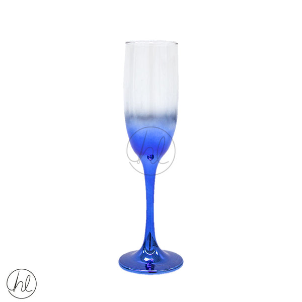 CHAMPAGNE GLASS (BLUE)