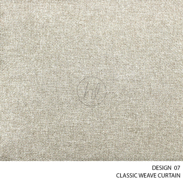 CLASSIC WEAVE READY-MADE CURTAIN (225X250) (DESIGN 07)
