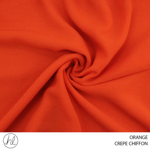 CREPE CHIFFON (ORANGE) (150CM WIDE) (PER M)781