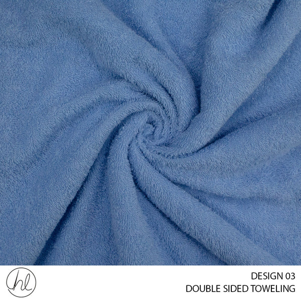 DOUBLE SIDED TOWELING (DESIGN 03) (150CM WIDE) (PER M)400