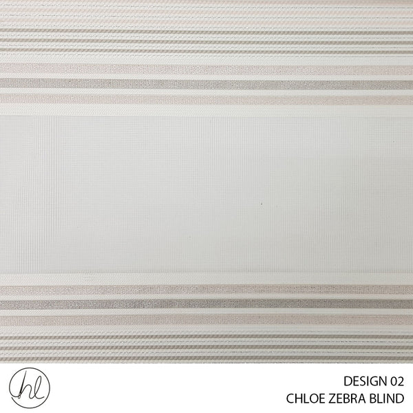 CHLOE ZEBRA BLIND (DESIGN 02) (SHINE)