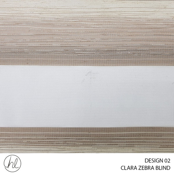 CLARA ZEBRA BLIND (DESIGN 02) (BEIGE)