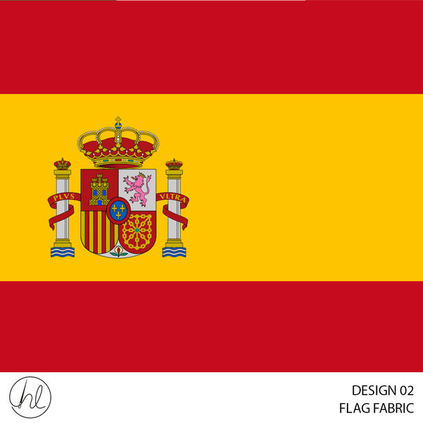 FLAG FABRIC (DESIGN 02) (150CM) (PER M) (SPAIN)